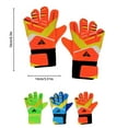 thumbnail image 3 of Dusknt Goalkeeper Gloves Without Finger for Adults and Children Unisex Football Gloves 4Mm Gripprofessional Goalkeeper Gloves Orange Adult, 3 of 9