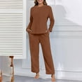 thumbnail image 4 of Delayuji Women's Pajamas Sets Winter Soft Fleece Warm Pajamas Set Flannel Pajamas Sets Loungewear Sleepwear Winter Outfits, 4 of 6