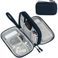 thumbnail image 1 of Cable Pocket, Double Layer Electronics Organizer Travel Electronic pocket for cables, 1 of 5