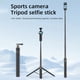thumbnail image 2 of 【140 Cm EW10214_2】 Trípode Metal para Selfies 2 en 1 Soporte Varilla Telescópica Adecuada para DJI Osmo Pocket 3 Accesorio Cardán para Cámara (140 Cm), 2 of 9