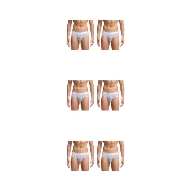 Qarigey 2 piezas Ropa interior cómoda Transpirable Cintura baja Calzoncillos para hombres Calzoncillos para hombres Calzoncillos para hombres Type1 NO1