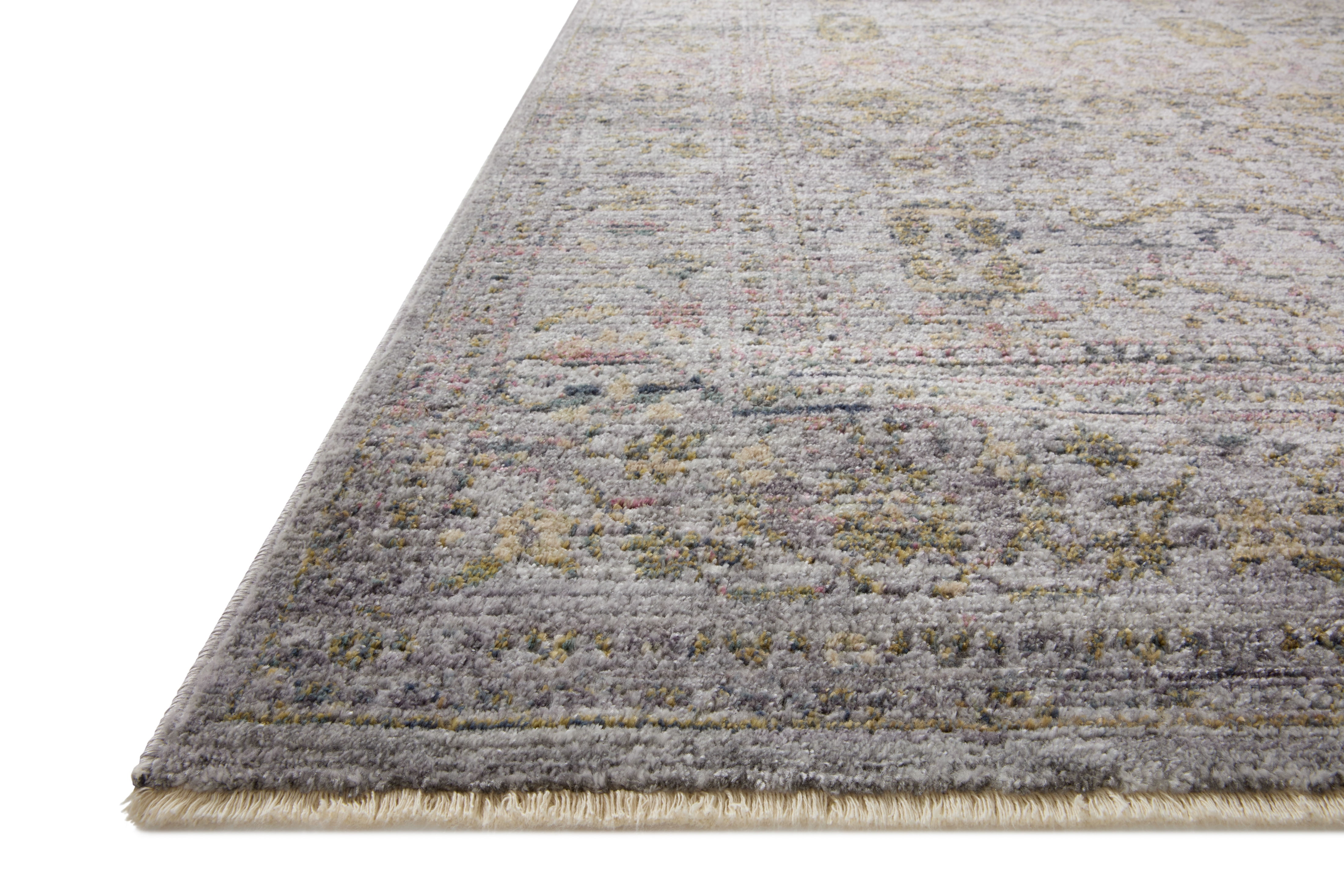 Jean Stoffer x Loloi Bradbury Grey / Multi 2'-6" x 10'-0" Runner Rug