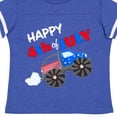 thumbnail image 4 of Inktastic Happy Fourth of July Monster Truck Boys or Girls Toddler T-Shirt, 4 of 5
