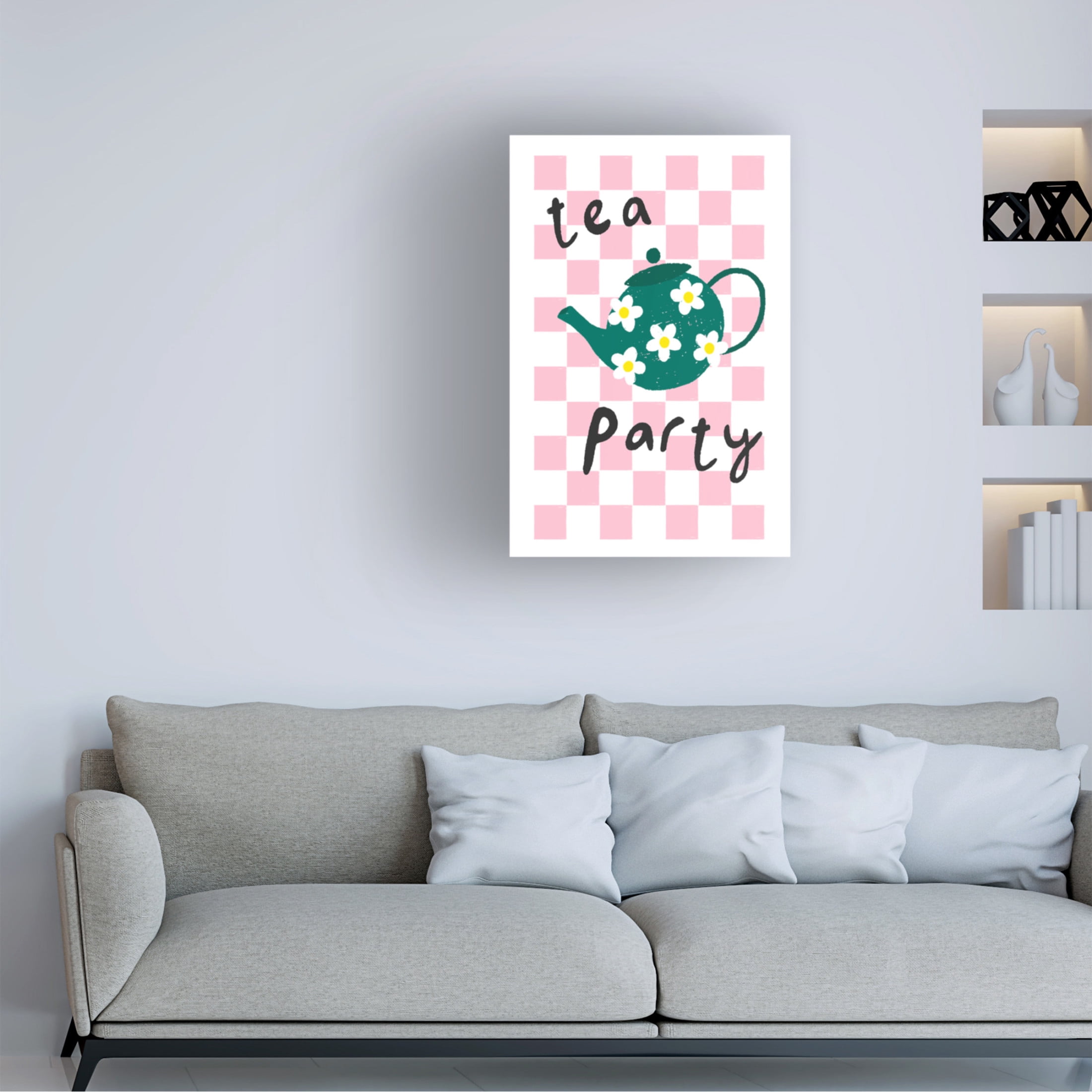 Trademark Fine Art Aislinn Simmonds  Tea Party Canvas Wall Art