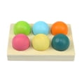 thumbnail image 1 of Juego de clasificación de colores Montessori Toys, tablero de clavijas, juego de mesa sensorial, 6 pelotas de actividades, juguete de aprendizaje, 1 of 9