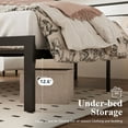 thumbnail image 6 of Allewie King Size Metal Platform Bed Frame with Black Shelf Headboard & Storage, Adult, 6 of 9