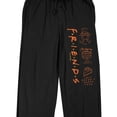 thumbnail image 7 of Friends (TV) Orange Title Men's Black Sleep Pajama Pants - Medium, 7 of 7