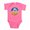 Raspberry, variant on CafePress - Peace In Ukraine - Cute Infant Bodysuit Baby Romper - Size Newborn - 24 Months
