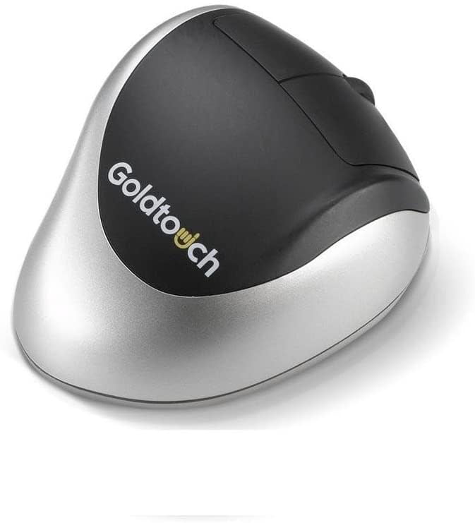 Goldtouch KOV-N300BWL Wireless Black Newtral 3 Ergonomic Mouse, 