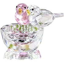 WYZCTTD Crystal Bird Figurine Collectible Art Glass Animal Figurines Table Home Decor