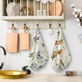 thumbnail image 4 of Kitchen Towels Decorative Set Cute Birds Tea Towels Set of 2 Cotton Soft Absorbent Hand Towels Bird Lover Gifts Spring Summer Home Decorations 16x24 Inch, 4 of 5
