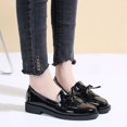 thumbnail image 2 of Rimocy Black Patent Leather Women's Loafers Platform Slip on Shoes for Women 2024 Spring British Tassel Casual Flats Shoes Woman, 2 of 6