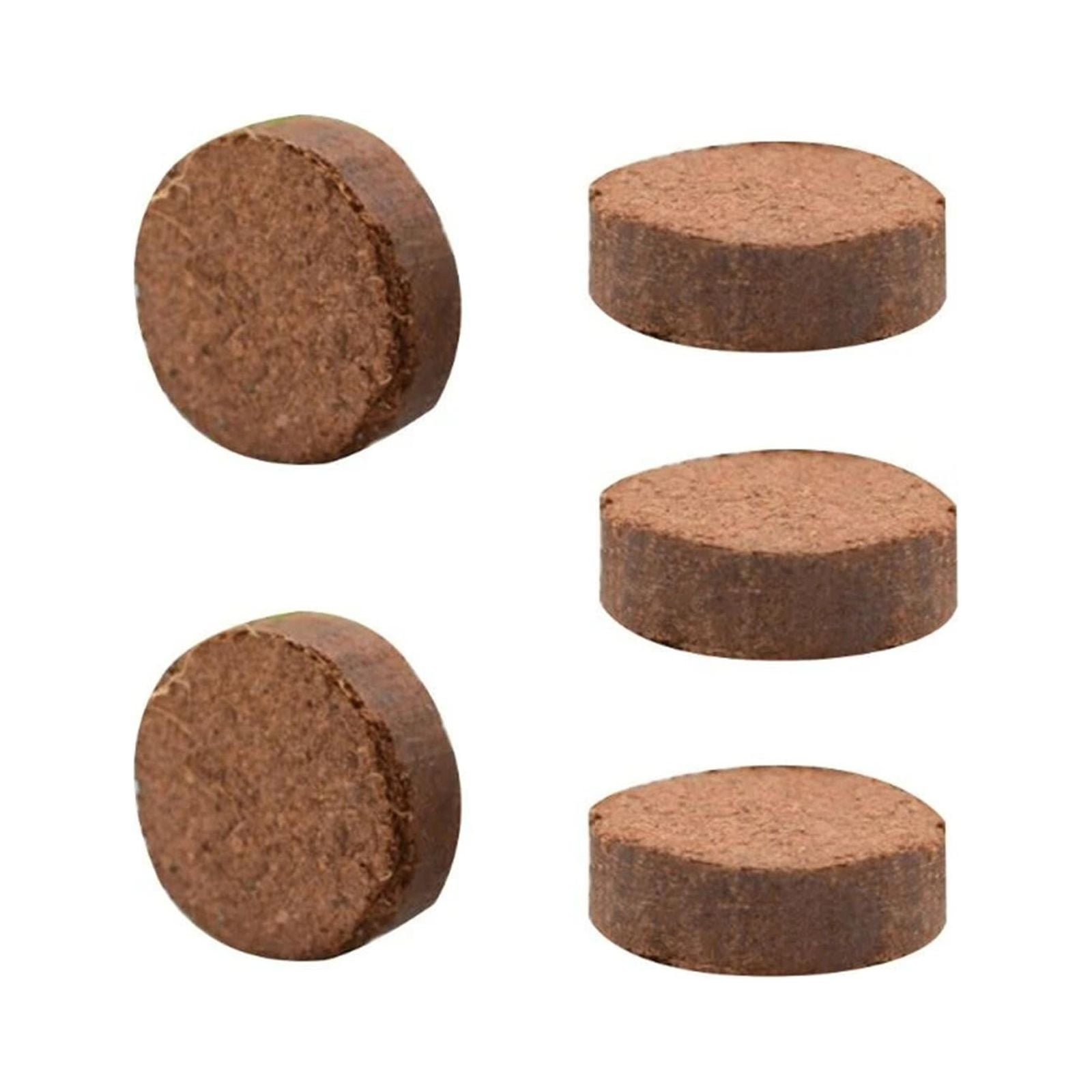 simhoa 3x5Pcs Coconut Pith Block Lightweight Coconut Coir Soil for Home Yard Backyard