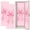 Color 2, variant on Pink 2 Pcs School Locker Magnetic Wallpaper for Girls 12" x 36" Pink White Zigzag Minimalist Reusable Removable Locker Accessories Back to School Supplies