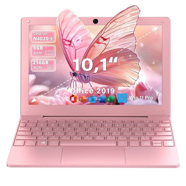Win11 Pro/Office 2019】 10.1-inch Mini Laptop Celeron N4020, Quad