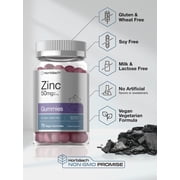 Zinc 50mg | 70 Vegan Gummies | Zinc Citrate | by Horbaach