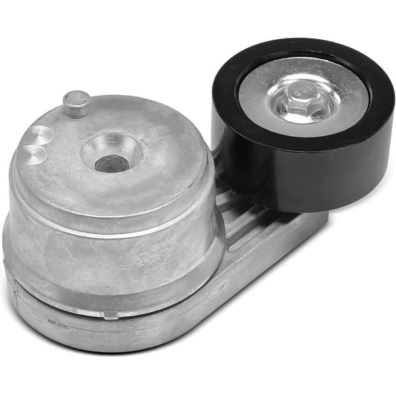 A-Premium Belt Tensioner Assembly with Pulley Compatible with Freightliner Argosy 1999-2011, Columbia 2000-2011, M2 112 2009-2010, Cascadia 2002-2009, Century Class 1999-2008, Replaces #070803451