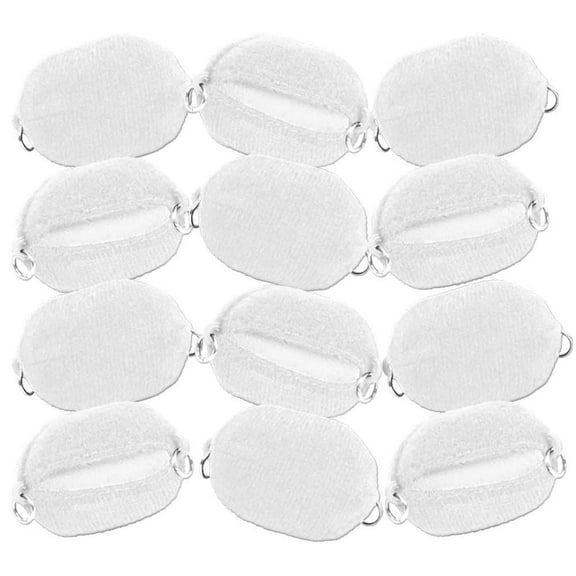 Set of 12 White Cloth Turnbuckles for Figures Toy Company Wrestling Ring