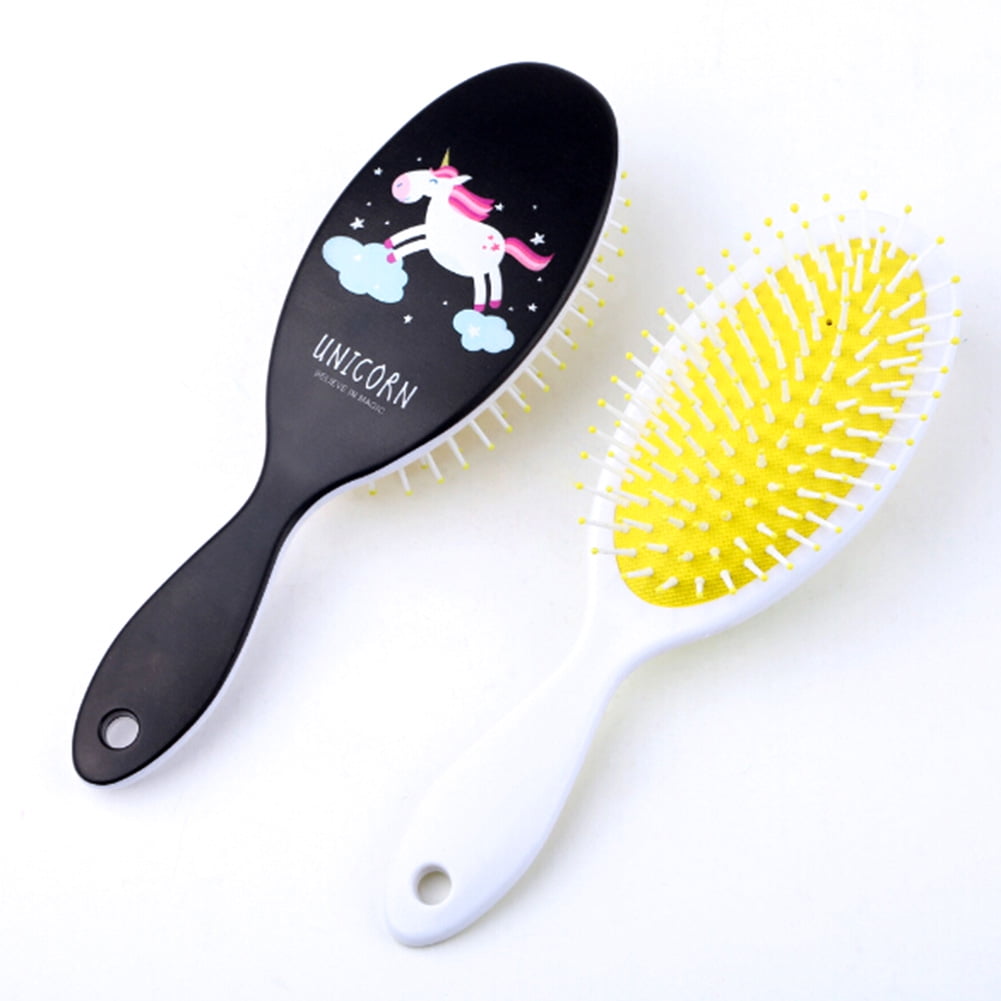 Jsqnanchi New Unicorn Flamingo Hair Detangler Brush, Cute Antistatic