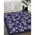 thumbnail image 2 of Ahgly Company Indoor Round Patterned Night Blue Area Rugs, 7' Round, 2 of 6