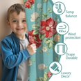 thumbnail image 3 of Blackout Kids Curtains,Pioneer Flower Childrens Insulated Curtains Set Of 2,Bedroom Essentials,Toddler Room Decor 52x84in(132x213cm), 3 of 4