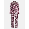 thumbnail image 5 of Joyspun Women’s Stretch Satin Sleep Top and Pants, 2-Piece Set, Sizes XS to 3X, 5 of 5
