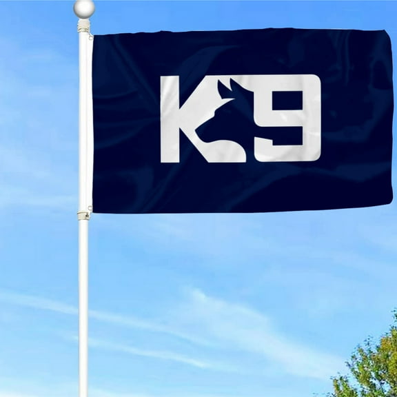 Bayyon Police K9 Dog Flag Banner with Grommets 3x5Feet Man cave Decor