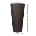 thumbnail image 2 of Tusco Products CTR26ES Cosmopolitan Round Garden Planter, 26-Inch, Espresso, 2 of 3