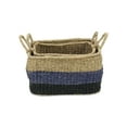 thumbnail image 4 of Contemporary Home Living Set of 2 Nested Rectangular Storage Baskets 14.75", 4 of 6