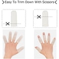 thumbnail image 4 of 20 Pieces Gel Finger Cover, Silicone Finger Cots, Finger Protector for Women and Men, Great for Trigger Finger, Finger Cracking, Finger Arthritis, Finger Callus, 4 of 5