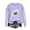 Purple, variant on Royisotas Winter Plus Size Sweatshirts for Women Long Sleeve Graphic Pullover Casual Crew Neck Loose Fit Trendy Green Hoodless Shirts