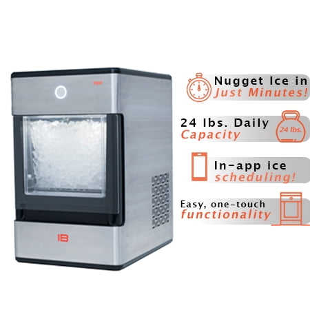 Opal Nugget Ice Maker 24lb Capacity Stainless Steel Opal Nugget Ice Maker 24lb Capacity