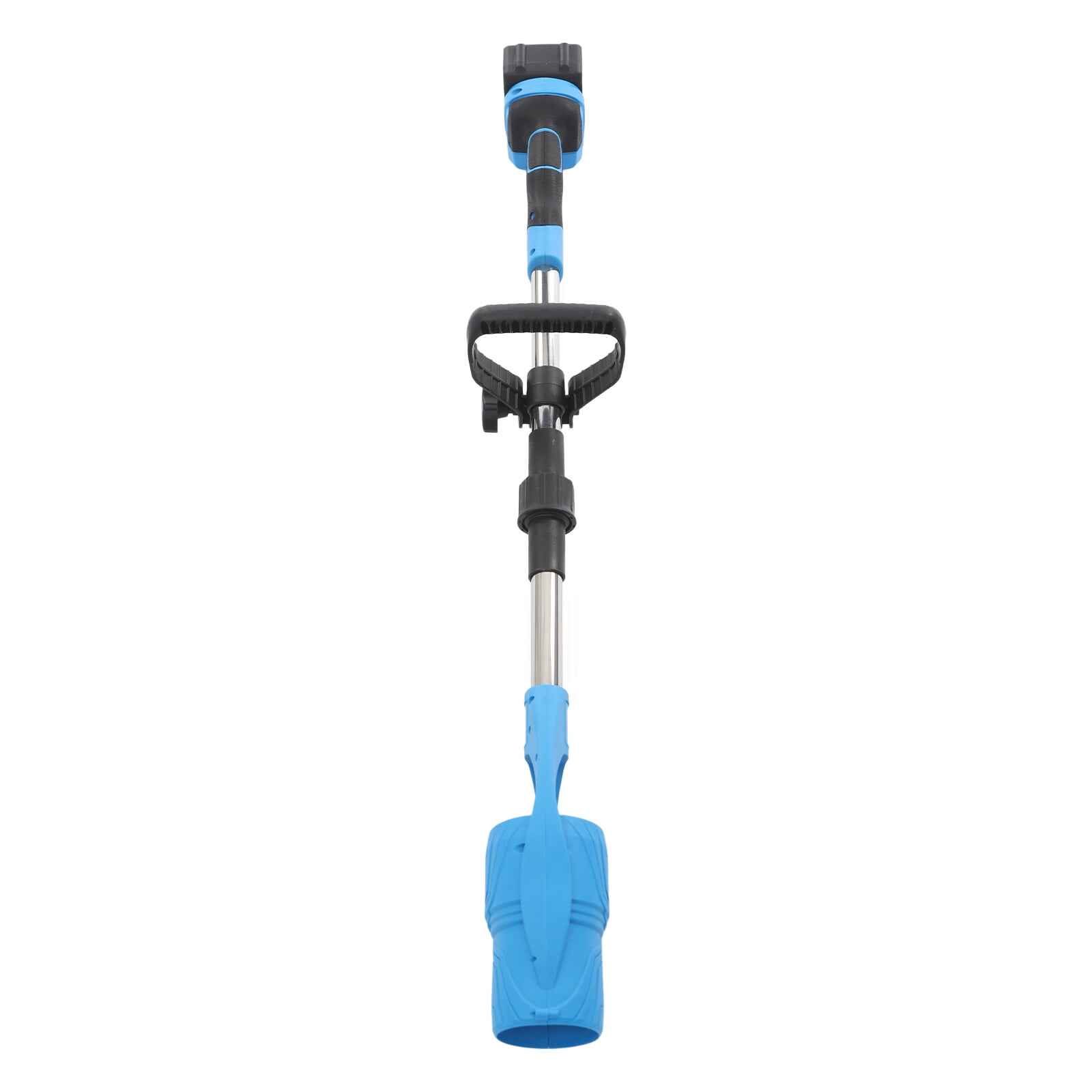 ToppiJoy 400W Leaf Blower Cordless, Lithium Battery Powered Leaf Blower, Electric Handheld Sweeper with Auxiliary Handle, for Lawn Care (Blue+Black)