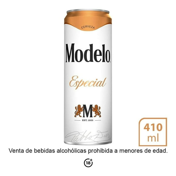 Cerveza clara Modelo especial 410 ml