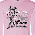 thumbnail image 4 of Inktastic Faith Hope Cure Ehler's-danlos Syndrome Long Sleeve T-Shirt, 4 of 5