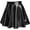 Black, variant on Amvlyk Flared Skirts for Women Solid Color High Waist Pleated Mini Skirt Summer Cool Trendy A-Line Skirt Fashion Skirt for Dance Going Out Party Walking Work