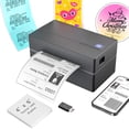 thumbnail image 1 of Bluetooth Thermal Shipping Label Printer: 4x6 Wireless Label Maker with Tape for Small Business - Compatible with iPhone, Android, 1 of 9