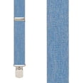 thumbnail image 2 of SuspenderStore Solid Color Suspenders -1.5-Inch Wide Elastic - Pin Clip - 4 Sizes, Includes Big & Tall, 2 of 4