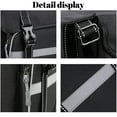 thumbnail image 7 of Bicycle Rear Rack Bag - 25L Large Capacity Bike Trunk Bag with Reflective Strips, Anti-Tear Polyester, Stable Hooks & Straps for Commuting, Touring, Shopping, 7 of 7
