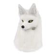 thumbnail image 1 of harper Animal Head Hat Plush Realistic Husky Wolf Costume Accessory Headgear for Themed White, 1 of 10