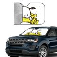 thumbnail image 4 of Windshield Sun Shade Foldable Car Front Window Sunshade For Car Suv Trucks Vans - Best Heat Shield Blocker Visor Cover Blocks Uv Rays And Keeps Your Vehicle Cool-Small, 4 of 5