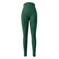 thumbnail image 4 of Zjunqe Anti Cellulite Leggings Womens Butt Lifting Tummy Control Resistance Band Leggings Cellumove 3D Compression Legging Resistance Yoga Pants Workout Pants for Gym Fitness Green L, 4 of 8
