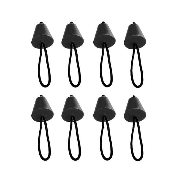 Kenally 8 Uds. Tapón de desagüe de silicona para agujeros de drenaje, tapón con cordón para Kayak, canoa, bote de remos Bombillas para automóviles No.1 Kenally VI009233-01