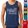 thumbnail image 2 of Election Democrat Hillary For President 2016 Men Tank TopSoft and Comfy Tank Top, Lightweight Tank Top Color Purple Medium, 2 of 3