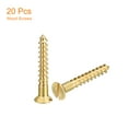 thumbnail image 3 of Tornillos para madera Unique Bargains 20uds M6 x 40mm Ranurado cabeza plana Autorroscante, 3 of 6