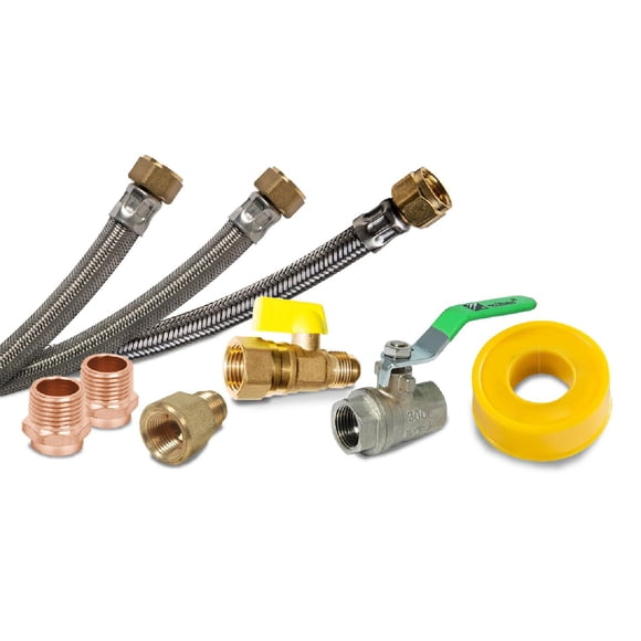 Kit Instalación Para Boiler Rapida Recuperacion Miber gris