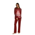 thumbnail image 3 of Onlypjs Matching Family Christmas Pajamas Set for Men, Women and Couples – Holiday Plaid Tree Print Sleepwear, 3 of 6