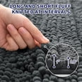 thumbnail image 5 of ETHAN Non-Slip Bathroom Mat Absorbent Plush Polyester, Chenille Non-Slip Bath Mat Bathroom Rugs, Soft Absorbent Shower Mat, 5 of 6