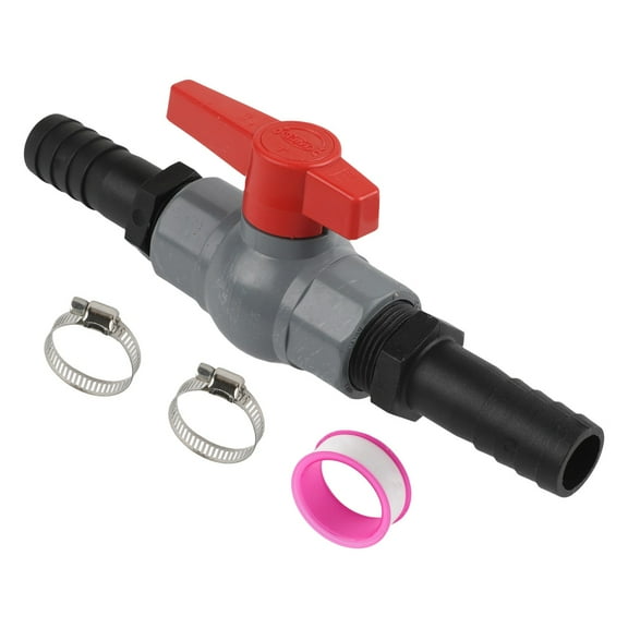 For Pool Ball Valve With Hose Connector 1 1/4 Inch Valve Smooth Water Flow