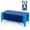 Blue, variant on Costway 6 Pack Stackable Daycare Cots with Easy Lift Corners Heavy-Duty Metal Frame Kids Blue